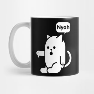 Cat Of Disapproval Nyah Kitty Mug